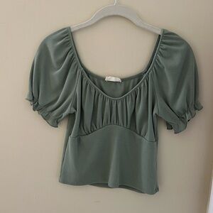 Light green Altar’d State crop top